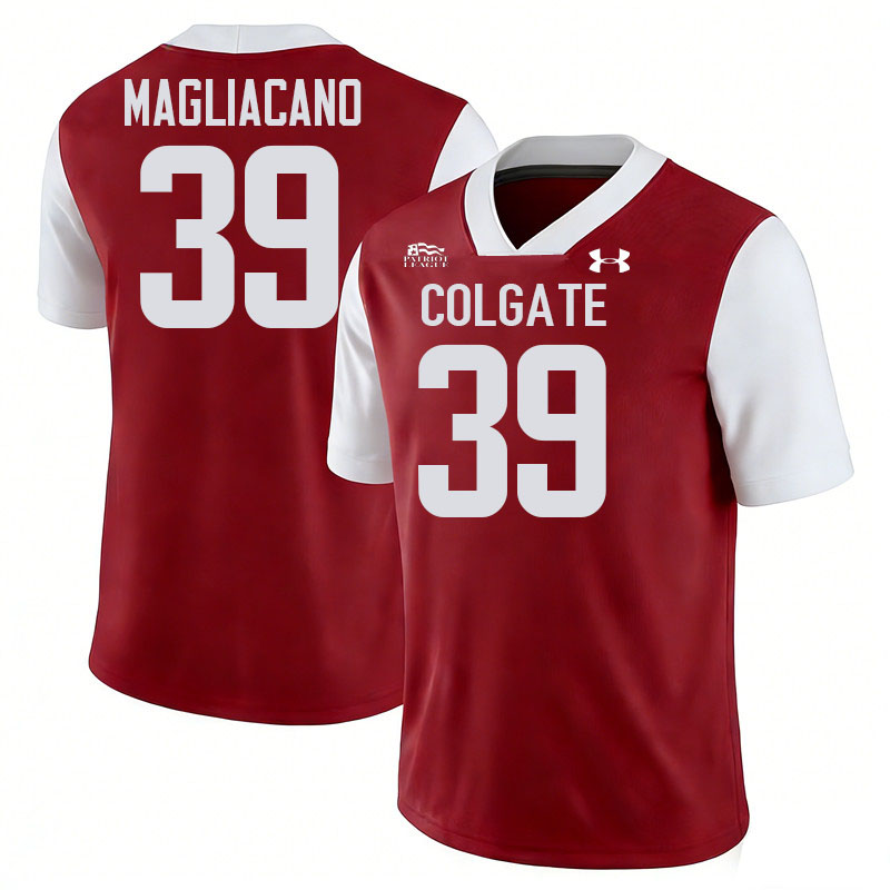 Colgate Raiders #39 Christian Magliacano College Football Jerseys,Uniforms-Red